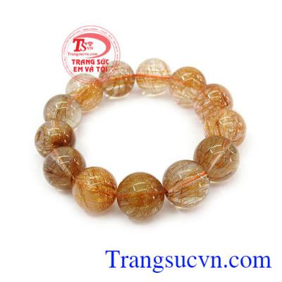 Chuỗi thạch anh tóc khai quang mang giúp khai sáng trí tuệ