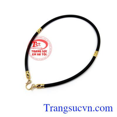 Dây cao su vàng 10k rồng tạo sự mạnh mẽ cho nam giới