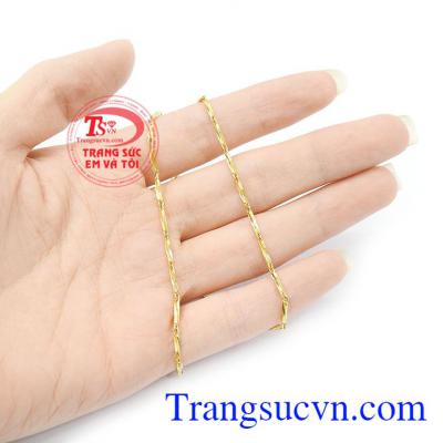 Sản phẩm thích hợp làm quà tặng các dịp lễ tết, sinh nhật, Dây chuyền khúc kiểu sáng