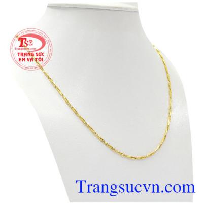 Dây chuyền khúc kiểu sáng dành cho nữ đeo bền đẹp hợp thời trang