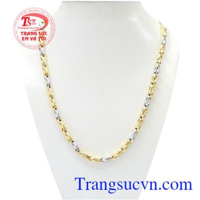 Dây chuyền nam nhập khẩu Italy được chế tác từ chất liệu vàng tây 10k bền đẹp