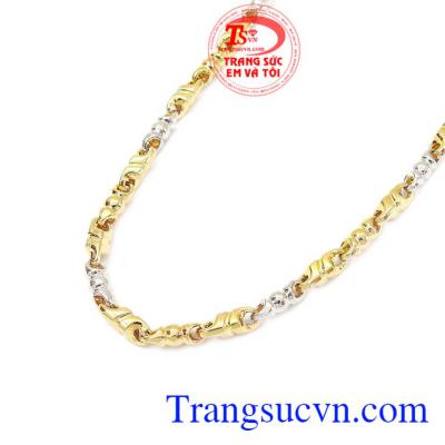 Dây chuyền nam rẻ đẹp vàng 10k(4,6%Au)Đảm bảo chất lượng