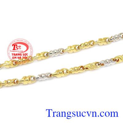 BẢo hành 6 tháng,giao dây chuyền vàng nam đẹp toàn quốc,Than toán an toàn