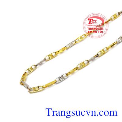 Sản phẩm dây chuyền vàng đeo hợp thời trang, Dây chuyền nam vàng tây chất lượng dây chuyền vàng đảm bảo chât lượng và uy tín, Dây chuyền nam tính đẹp