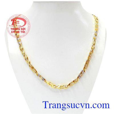 Chiếc Dây chuyền nam vàng sang trọng đảm chất lượng dành cho phái mạnh,dây chuyền vàng nam,đeo cùng mặt dây chuyền nam hợp thời trang