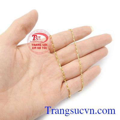 Sản phẩm được kiểm định chất lượng hoàn toàn uy tín, giao hàng nhanh chóng, Dây chuyền nữ mắt vàng