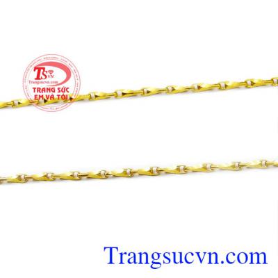 Thích hợp làm quà tặng các dịp lễ tết, sinh nhật, Dây chuyền nữ mắt vàng