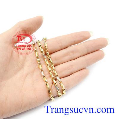 dây chuyền nam vàng,vòng cổ vàng tây cho nam,tinh tế đảm bảo chất lượng, Dây chuyền vàng tây hợp