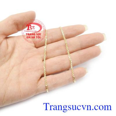 Trang sức Em và Tôi chuyên chế tác và nhận làm theo yêu cầu, Dây chuyền ý 10k đẹp