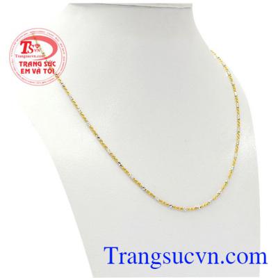 Dây chuyền nữ vàng Italy món quà ý nghĩa trong các dịp sinh nhật, lễ, tết, ngày kỷ niệm