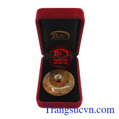 Đồng xu thạch anh tóc đẹp