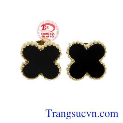 Hoa tai Korea vàng màu là sản phẩm vàng 10k được nhập khẩu từ Hàn Quốc.
