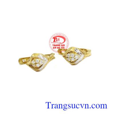 Hoa tai vàng 10k thời trang, bảo hành 6 tháng, giao hàng nhanh trên toàn quốc