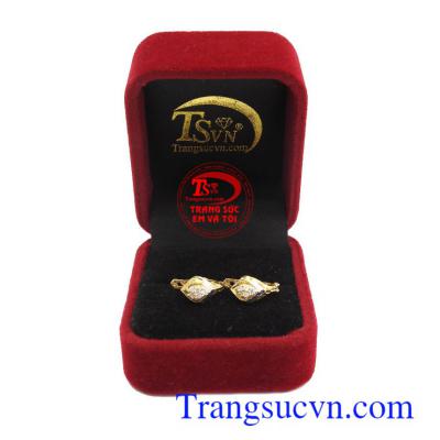 Hoa tai vàng 10k thời trang
