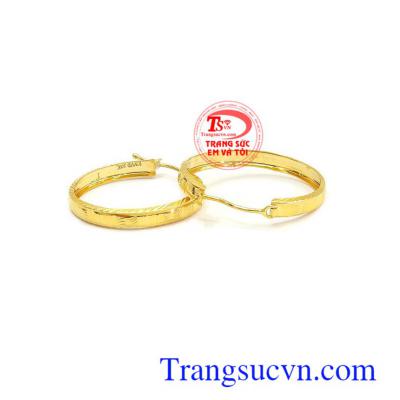 Hoa tai vàng tây đẹp