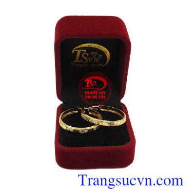 Hoa tai vàng tây đẹp