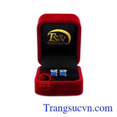 Hoa tai vàng trắng chất lượng, bảo hành 6 tháng.