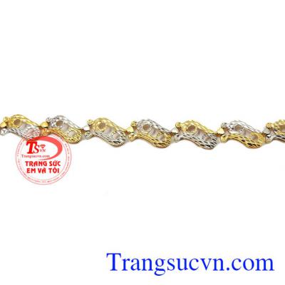 Lắc nữ may mắn tình yêu vàng 10k, bảo hành 6 tháng, giao hàng nhanh trên toàn quốc