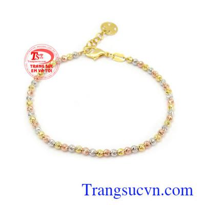 Lắc tay vàng 10k phong cách bền đẹp, chất lượng, kiểu dáng thời trang, lắc tay vàng 10k Lắc tay vàng 10k phong cách