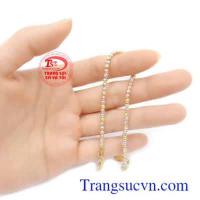 Lắc tay thương hiệu uy tín, chất lượng, giao hàng nhanh trên toàn quốc Lắc tay vàng 10k phong cách