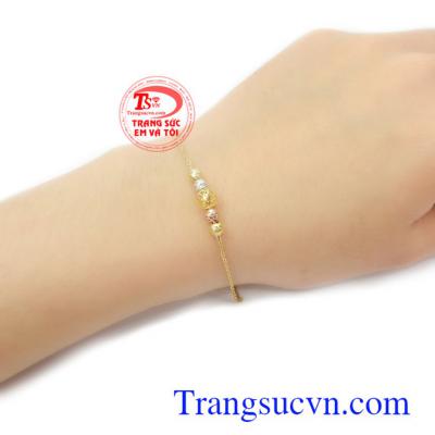 Lắc tay vàng thương hiệu uy tín, chất lượng, giao hàng nhanh trên toàn quốc Lắc tay vàng 10k sang trọng