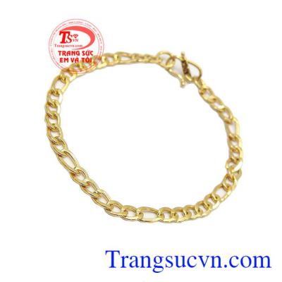 Lắc tay vàng trẻ em vàng 10k, bảo hành 6 tháng, giao hàng nhanh trên toàn quốc