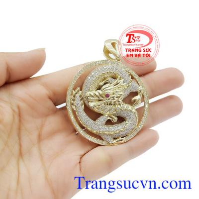 Mặt dây chuyền rồng vàng 10k