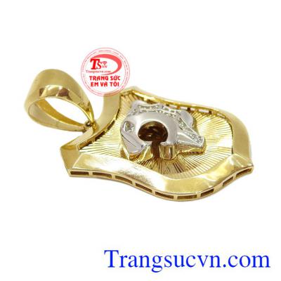 Mặt dây đầu báo vàng đem lại vẻ đẳng cấp, quyền lực cho người đeo.