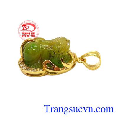 Sản phẩm thích hợp làm quà tặng cho người thân, Bạn bè,Mặt dây tỳ hưu 14k bình an