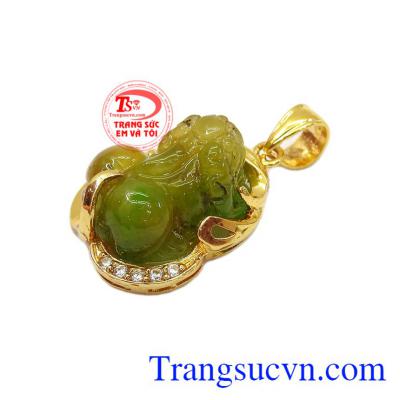 Tỳ hưu mang lại hạnh phúc, bình an và tài lộc cho người đeo,Mặt dây tỳ hưu 14k bình an