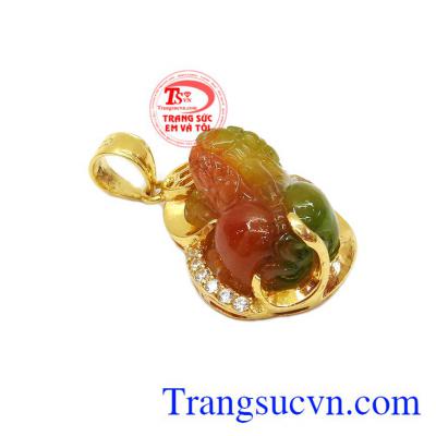Sản phẩm thiết kế trẻ trung năng động, đem đến cho người dùng một sản phẩm đẹp và hợp phong thủy,Mặt dây tỳ hưu 14k cát tường