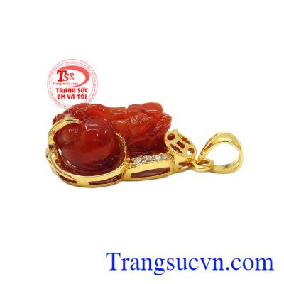 Sản phẩm thích hợp làm quà tặng cho người thân hoặc bạn bè trong nhiều dịp khác nhau,Mặt dây tỳ hưu vàng 14k đẹp