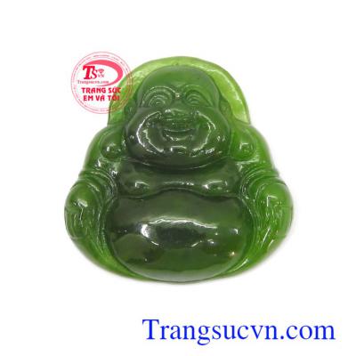 Mặt Di Lặc Nephrite hạnh phúc