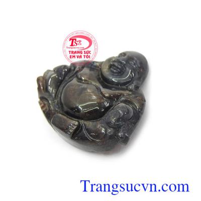 Mặt Di Lặc Sapphire may mắn phù hợp làm mặt dây chuyền đeo hợp thời trang và phong thủy
