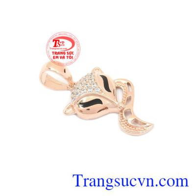 Sản phẩm thiết kế hồ ly từ vàng 10k xinh xắn.