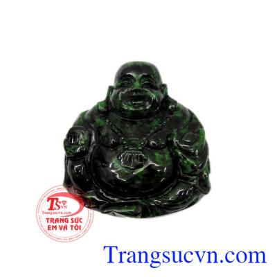 Mặt phật di lặc phát tài được chế tác từ ngọc cẩm thạch thiên nhiên