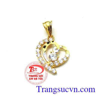 Mặt trái tim vàng nữ