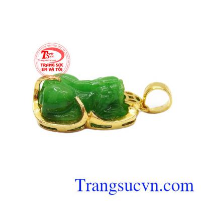 Sản phẩm phù hợp làm quà tặng cho người thân và bạn bè,Mặt tỳ hưu vàng 14k may mắn