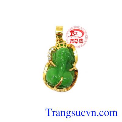 Mặt tỳ hưu vàng 14k may mắn mang nhiều ý nghĩa phong thủy tốt cho công việc kinh doanh,Mặt tỳ hưu vàng 14k may mắn