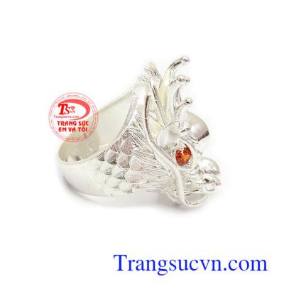 Nhẫn bạc nam đẹp, là món quà ý nghĩa dành tặng người yêu thương Nhẫn bạc nam rồng độc đáo