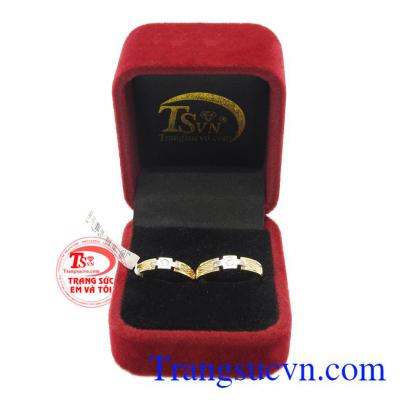 Bạn có thể đặt nhẫn cưới theo yêu cầu của đôi bạn, đặt nhẫn thiết kế 3D, đặt nhẫn qua hình ảnh và ý tưởng của đôi vợ chồng,Nhẫn cưới vàng màu+vàng trắng