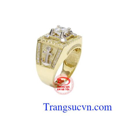 Nhẫn nam 10k Korea đẹp nhập khẩu hoàn toàn nguyên chiếc từ Hàn Quốc