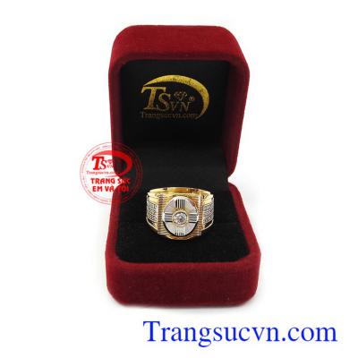 Nhẫn nam gắn đá sang trọng, đẳng cấp và thời thượng