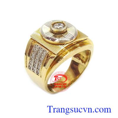 Nhẫn nam gắn đá kim NT nhẫn nam đẹp dành cho nam giá rẻ,vàng tây 10k làm trên máy 3d sản phẩm nhẫn nam theo yêu cầu,giao hàng toàn quốc, thanh toán an toàn