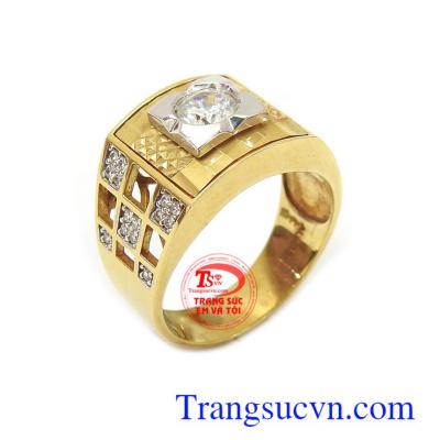 Nhẫn nam lịch lãm 18k, nhẫn nam vàng tây đẹp, nhẫn nam thời trang, là sản phẩm uy tín, chất lượng được nhiều khách hàng ưa chuộng và tin dùng