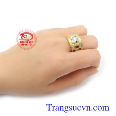 Nhẫn nam lịch lãm 18k, nhẫn nam vàng tây đẹp, nhẫn nam thời trang, là sản phẩm uy tín, chất lượng được nhiều khách hàng ưa chuộng và tin dùng