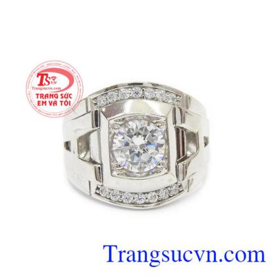 Nhẫn Nam Korea Thời Trang đính đá phong cách mang lại nét mạnh mẽ, cá tính và đẳng cấp phái mạnh