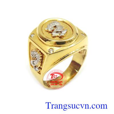Nhẫn nam rồng phong cách cá tính phù hợp phong cách thời trang phái mạnh, là sản phẩm rất được ưa chuộng