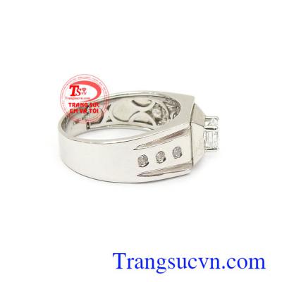 Nhẫn nam thanh lịch 18k