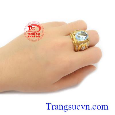 Nhẫn nam vàng tây sang trọng, là món quà ý nghĩa cho người yêu thương